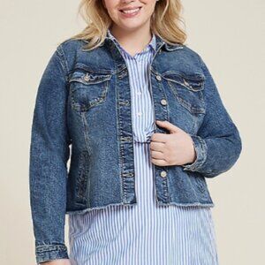 Maurices Blue Denim Jean Jacket Classic Style